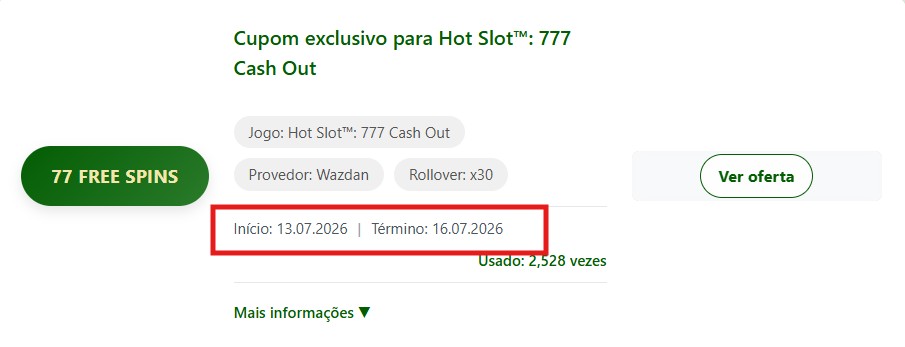 posicionamento da data de validade